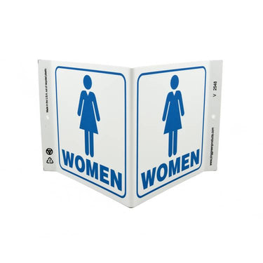 ZING Eco Public Facility V Sign, 7X12- Model 2548